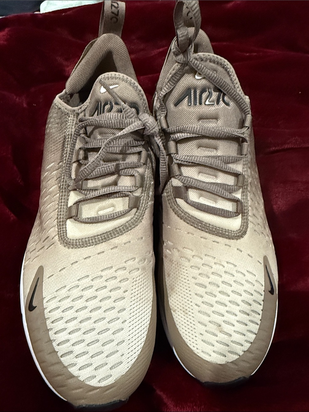Nike Men’s Tan and Brown Running Sneakers